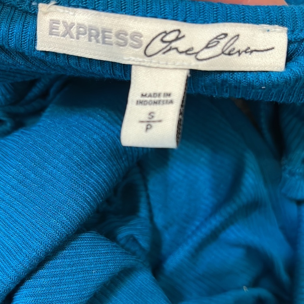 Turquoise Express Top / Adjustable Straps/ Size S… - image 8